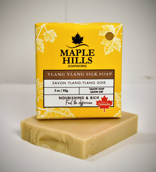 Ylang Ylang Tallow Silk Soap Bar