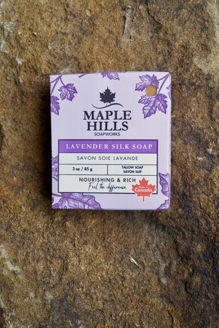 Lavender Tallow Silk Soap Bar
