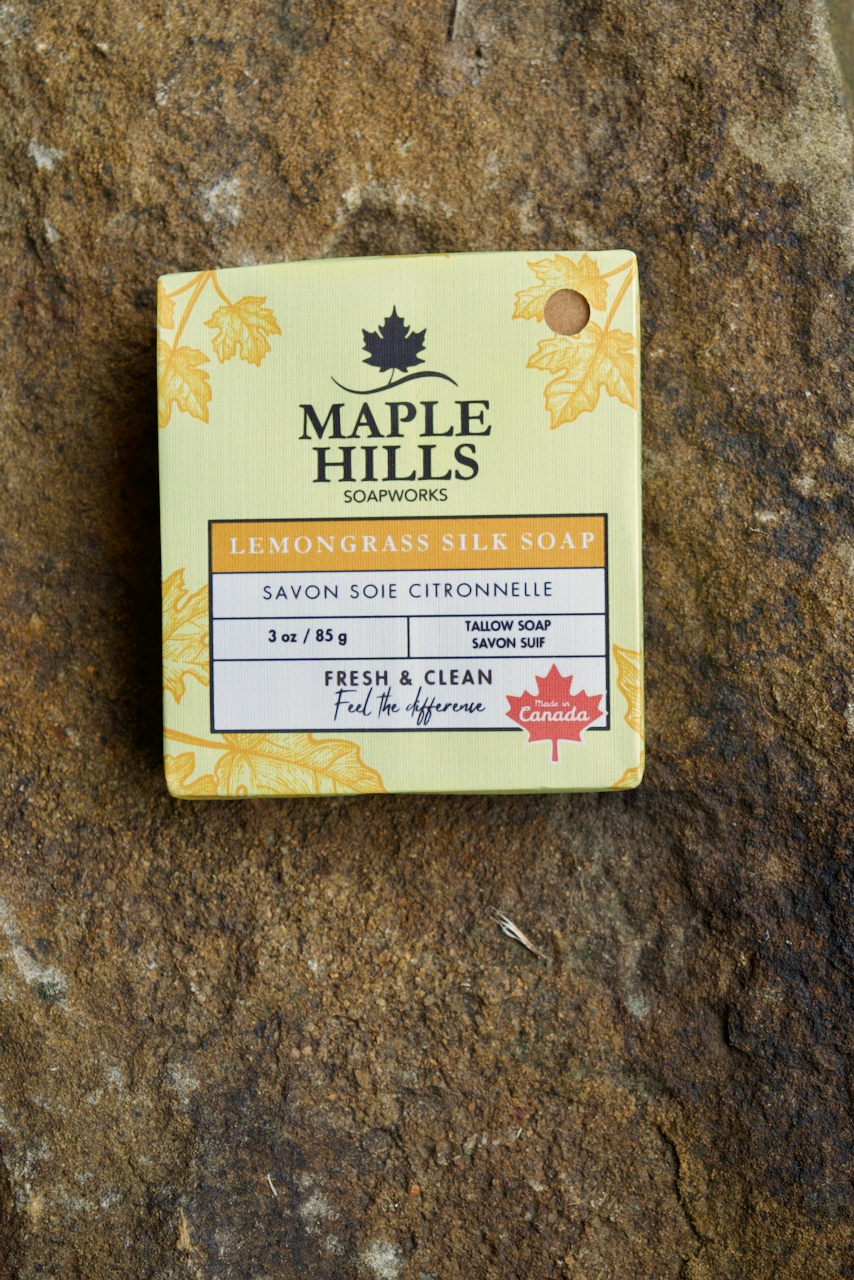 Lemongrass Tallow Silk Soap Bar