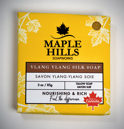 Ylang Ylang Tallow Silk Soap Bar